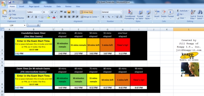 ITIL Exam Timer image